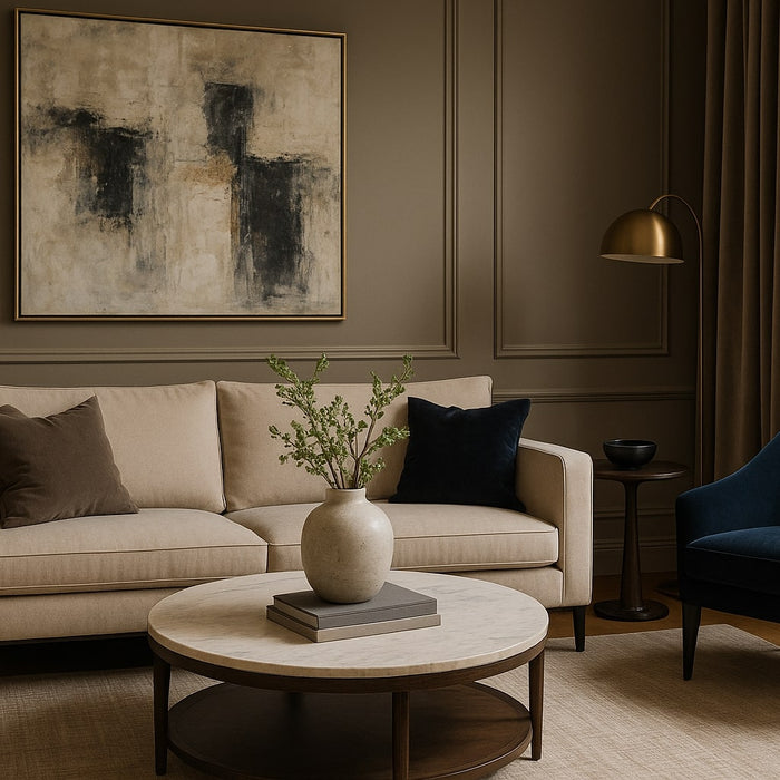 chique inrichting woonkamer