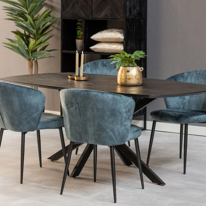 deens ovale tafels mangohout