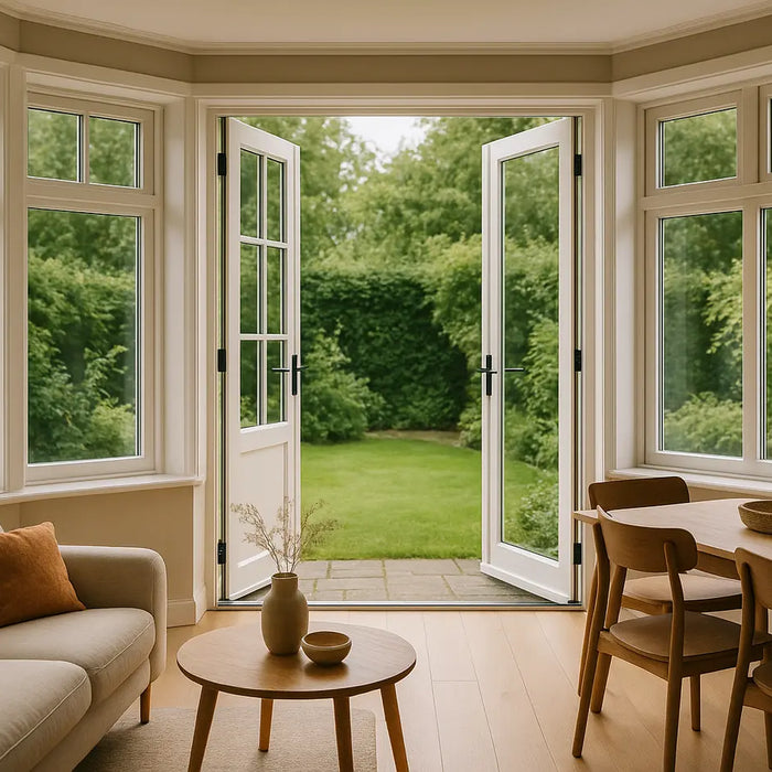 erker met openslaande deuren