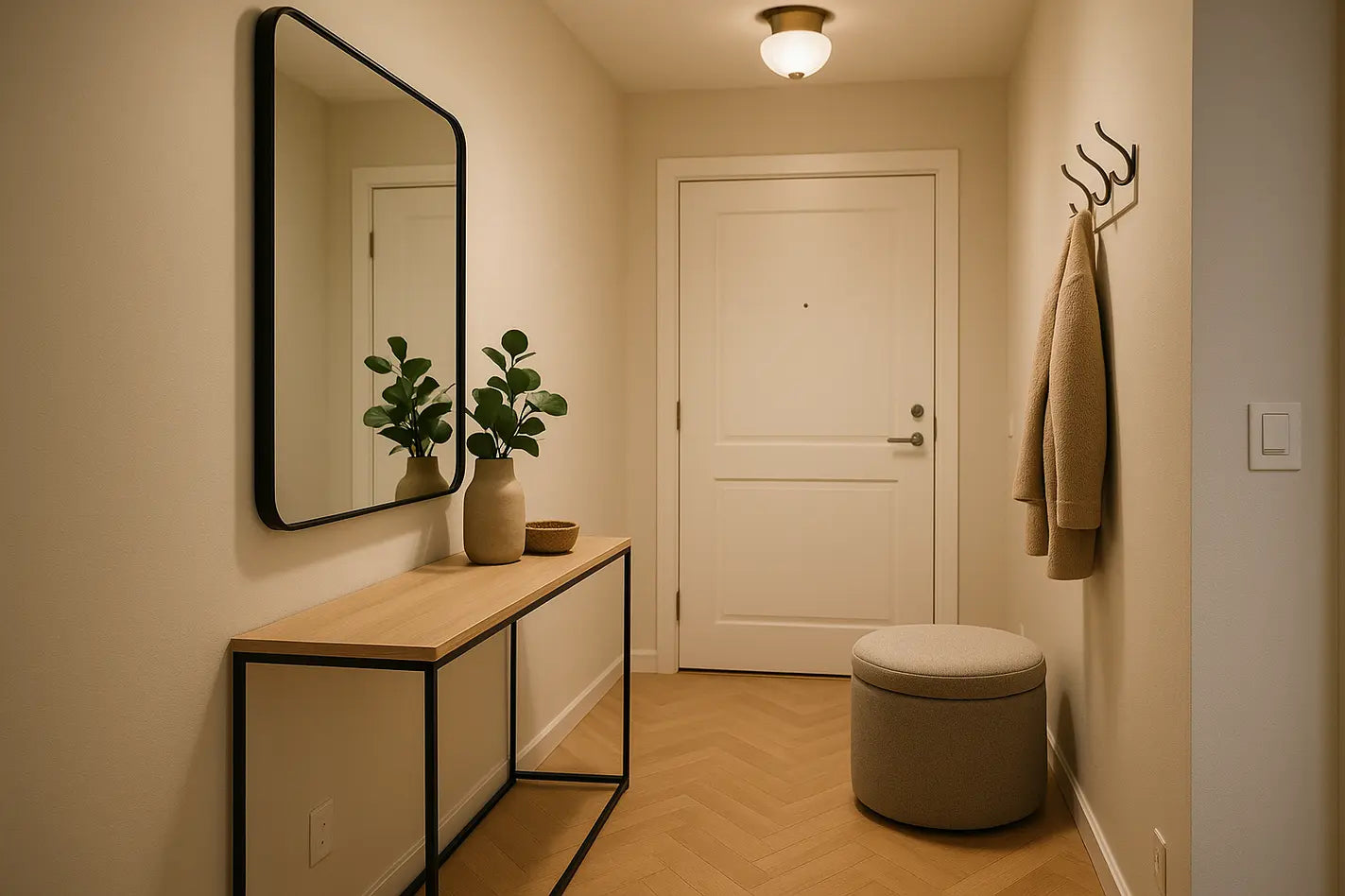 hal in een appartement