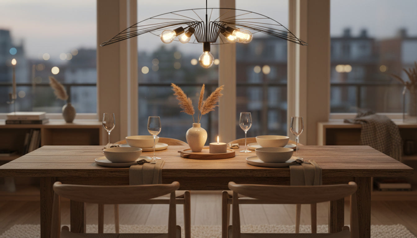 hanglamp eettafel ophangen