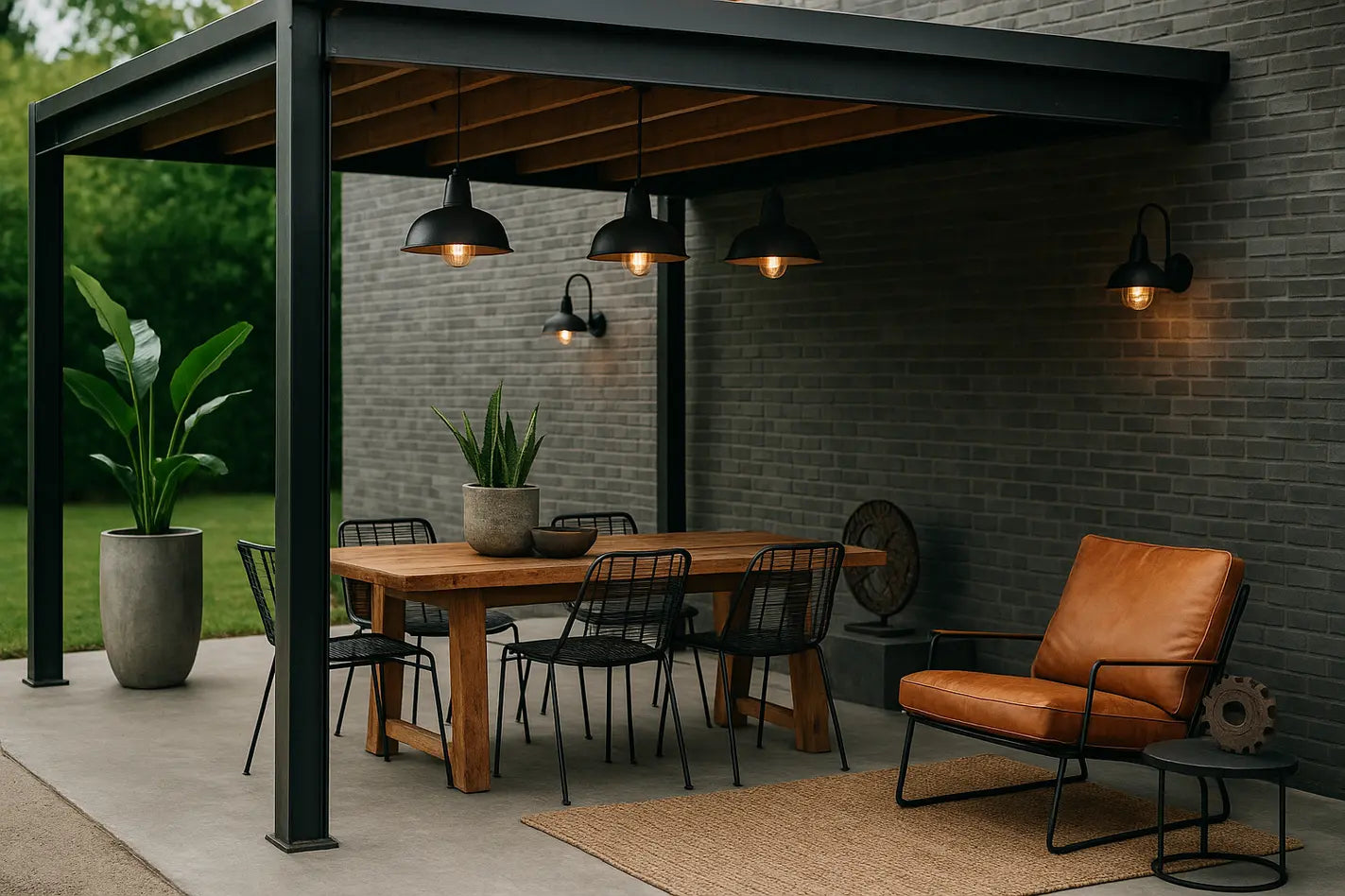 industriele overkapping inrichten