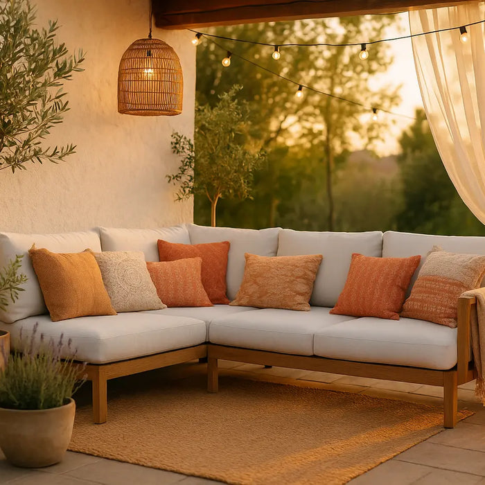 ingerichte ibiza veranda