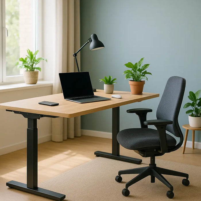 ingerichte kantoor werkplek