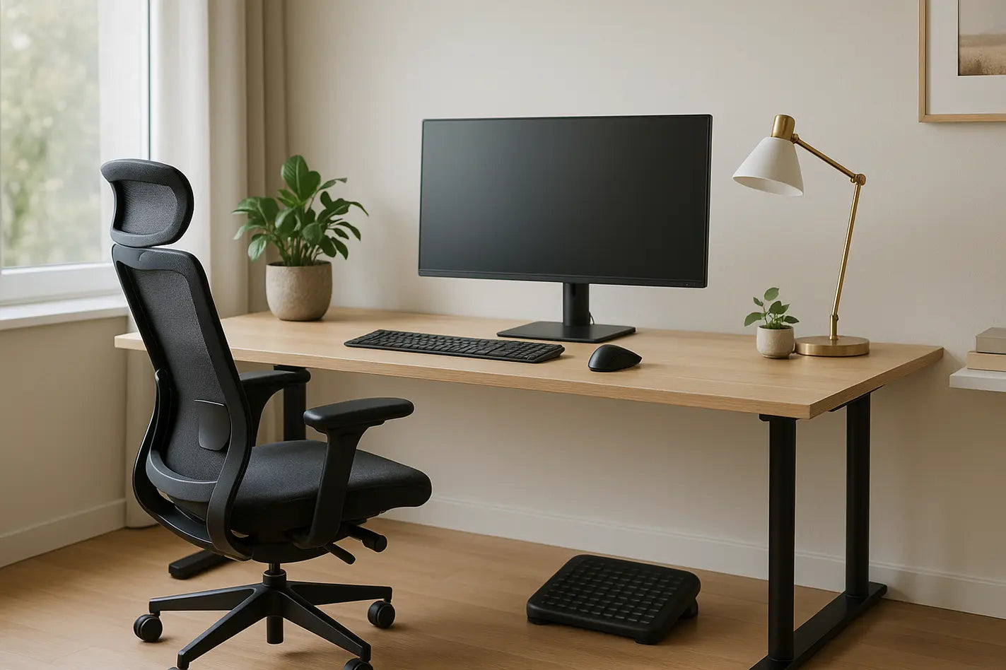 ingerichte thuiswerkplek