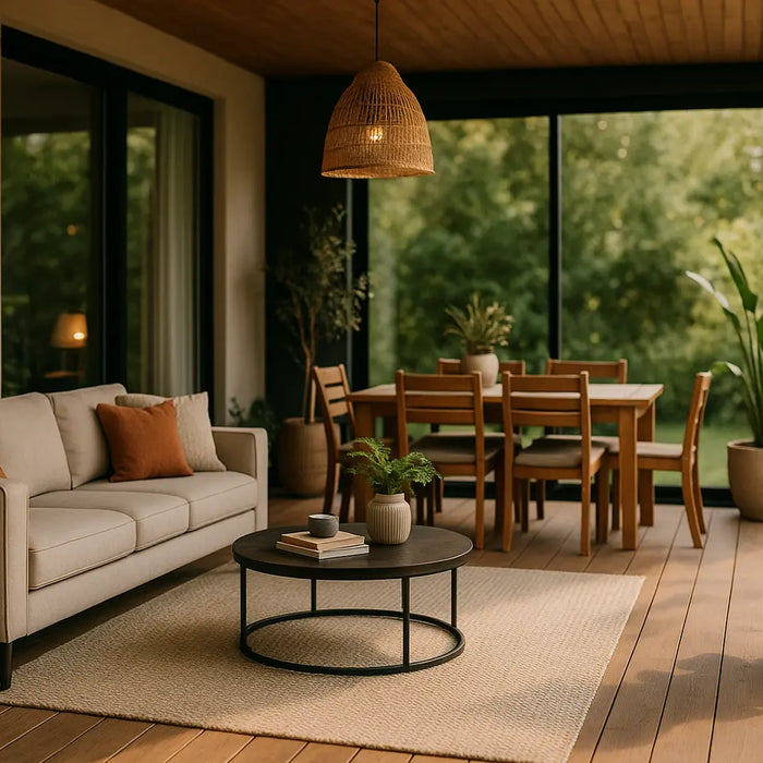 ingerichte veranda