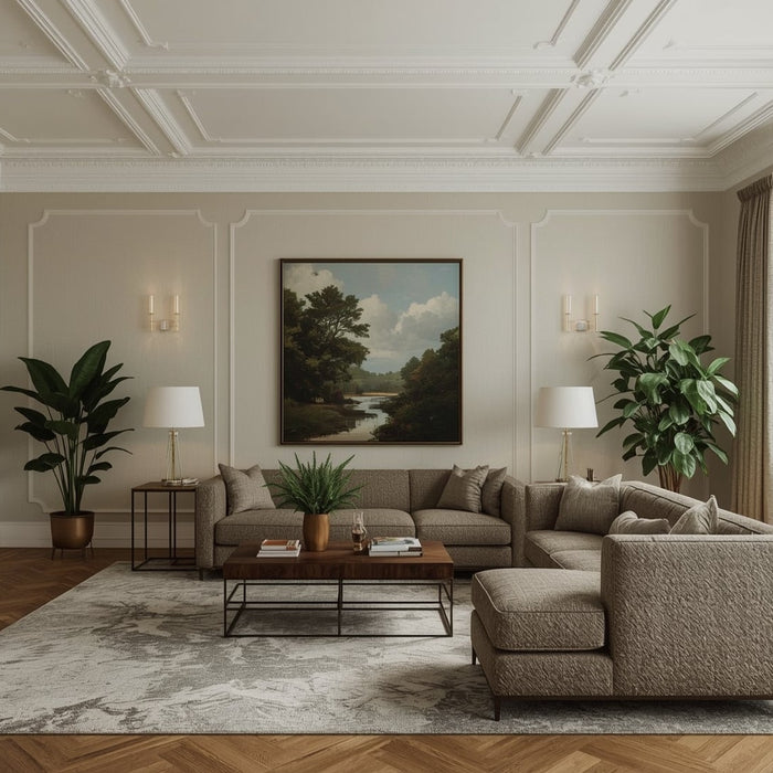 inrichting woonkamer herenhuis