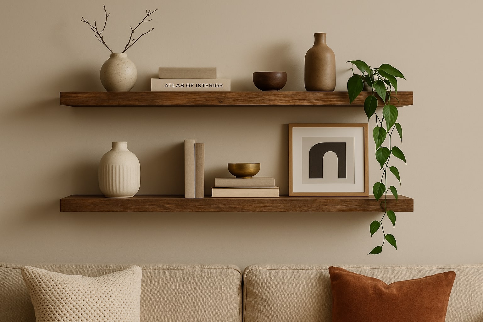 Inspiratie voor planken in de woonkamer: ideeën en stylingtips voor je muur