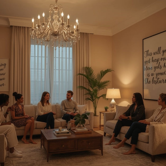 inspiratie verlichting woonkamer