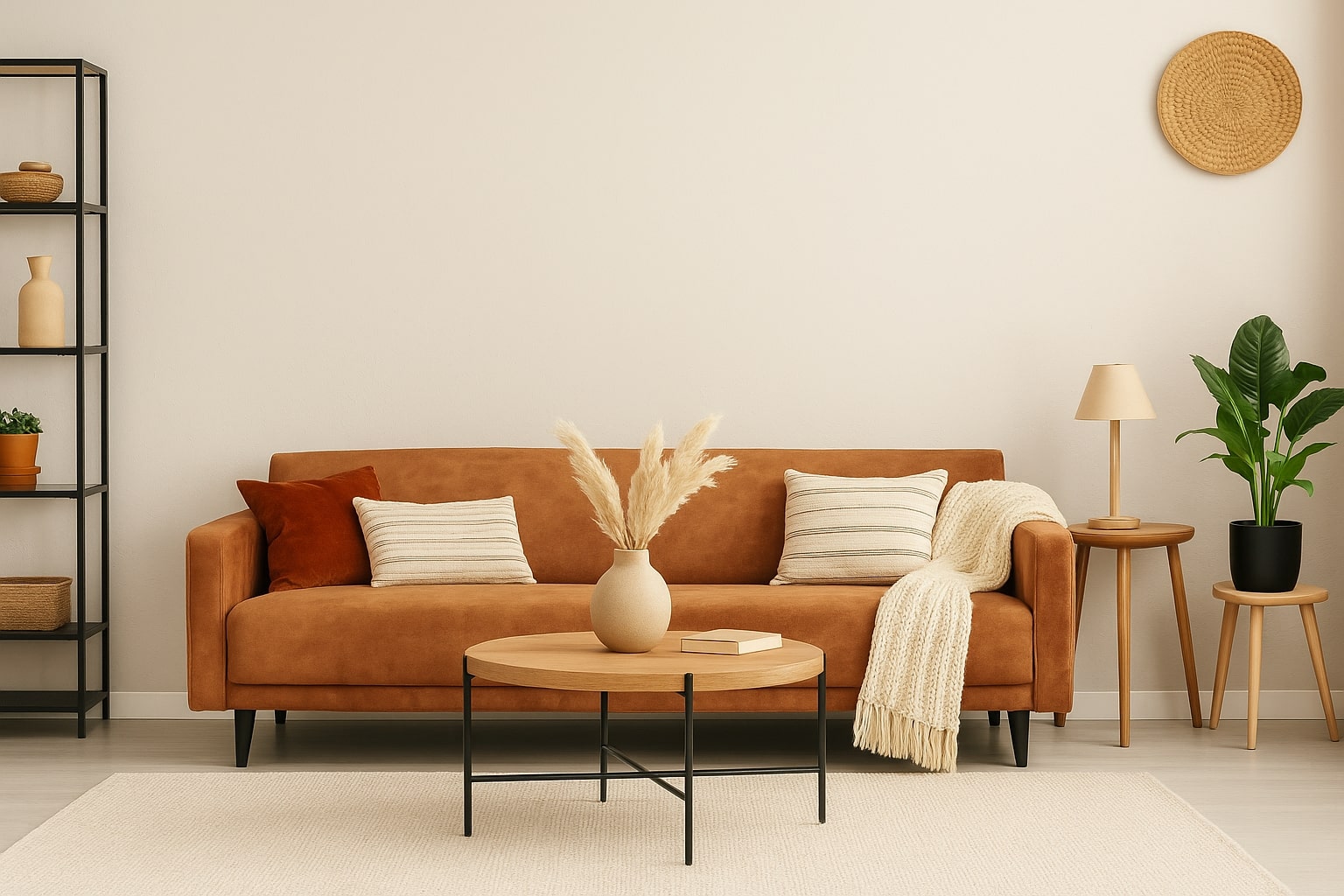 interieur in een woonkamer