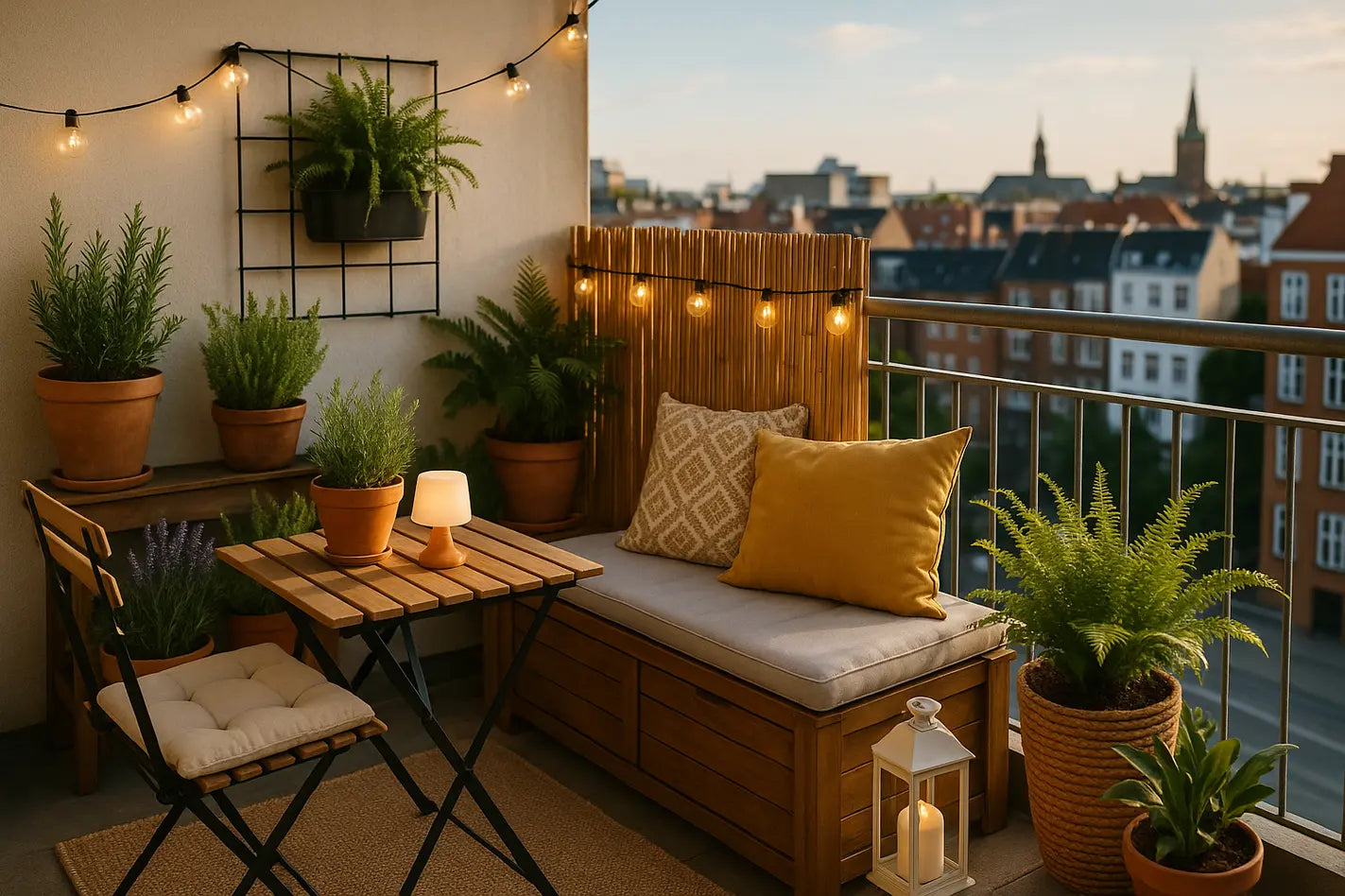 klein ingericht balkon