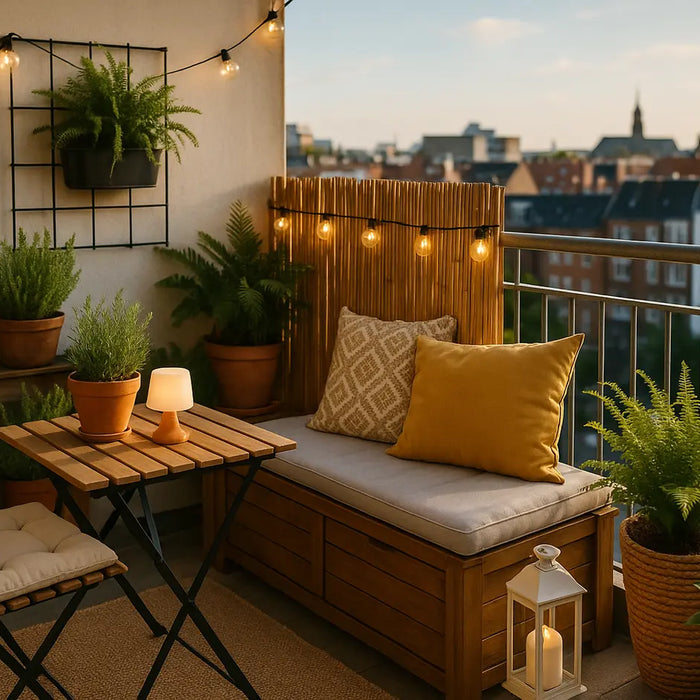 klein ingericht balkon