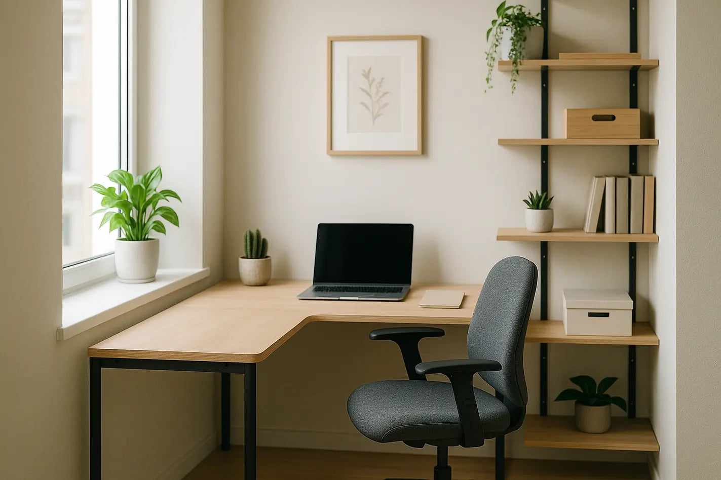 klein ingericht kantoor