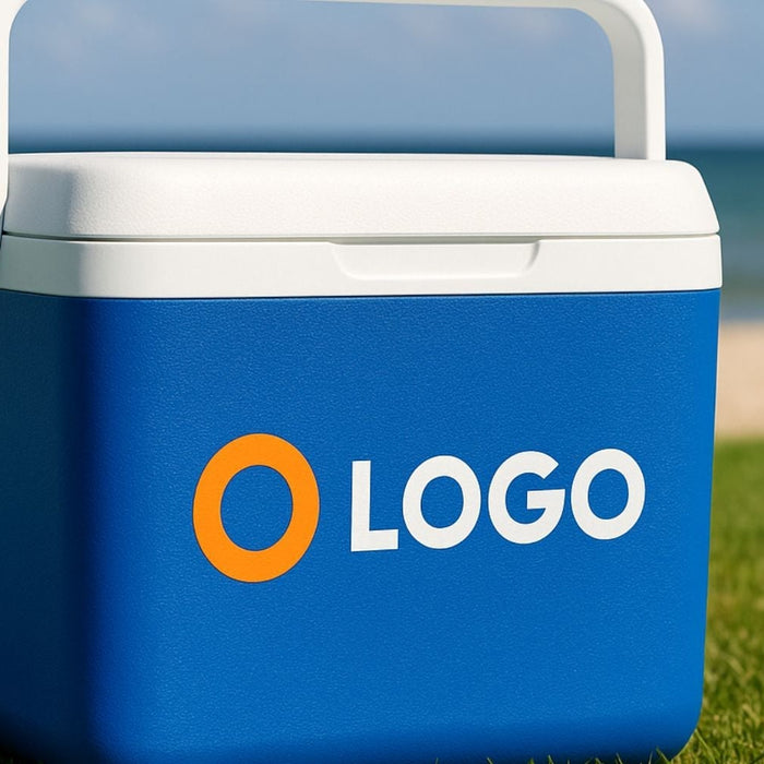 koelbox met logo