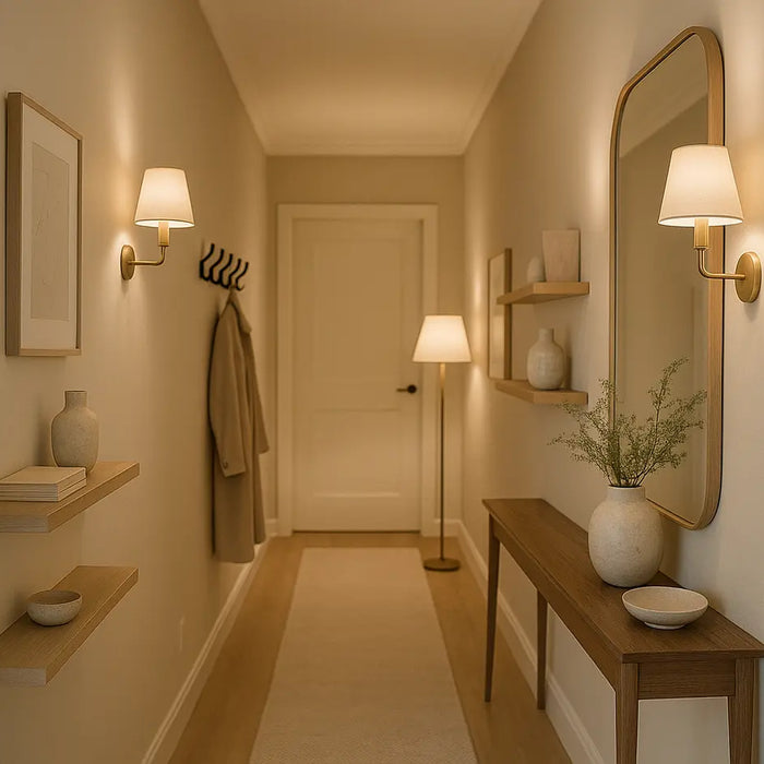 lange smalle ingerichte hal