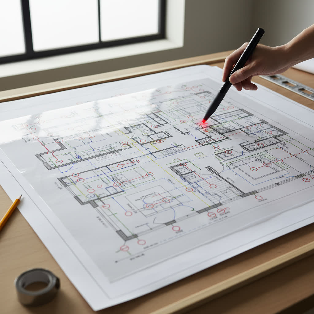 lichtplan voor een woning