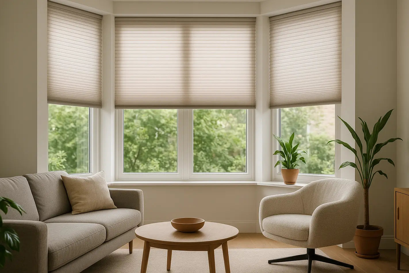 luxaflex in een erker