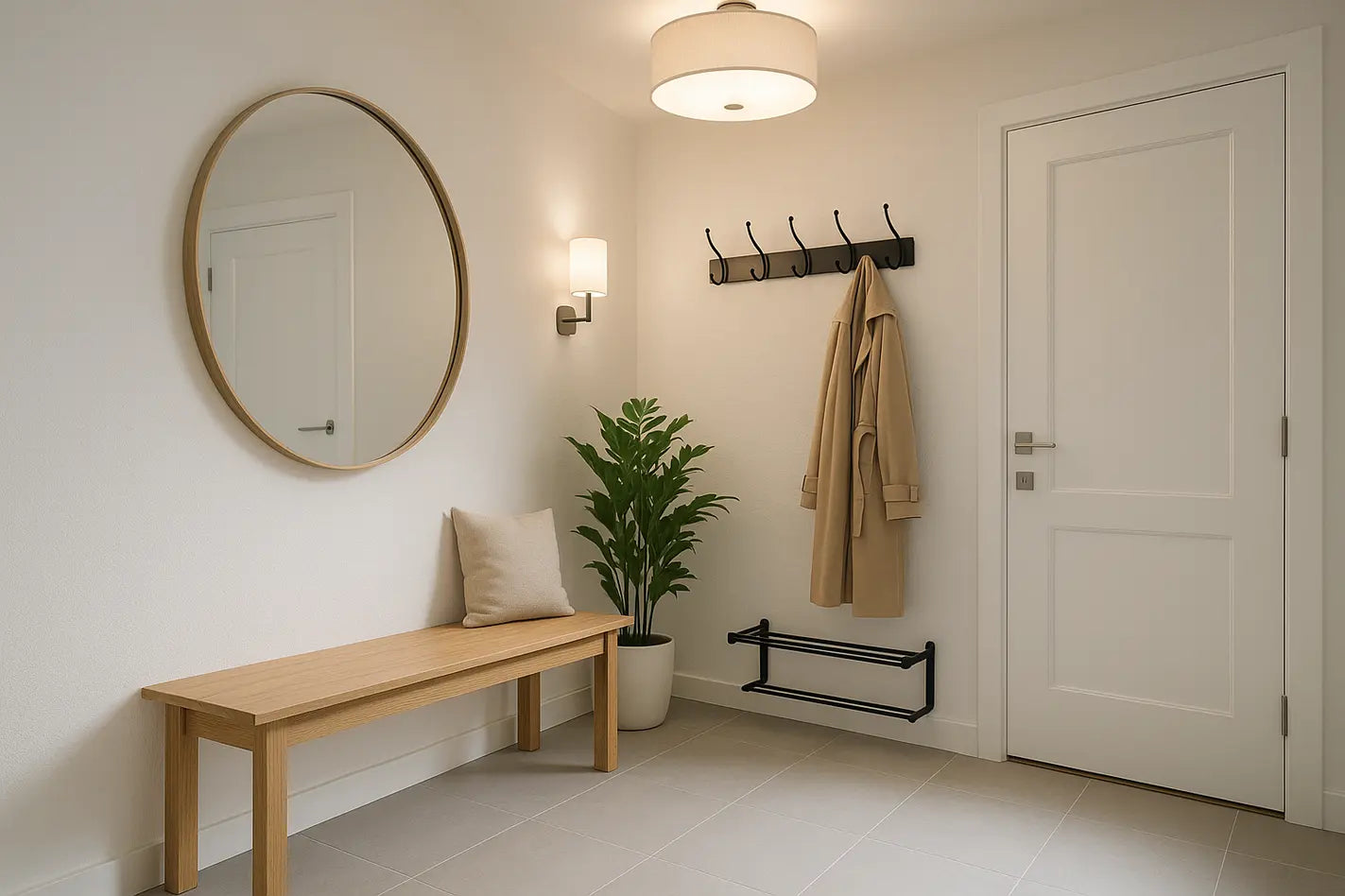 moderne ingerichte hal