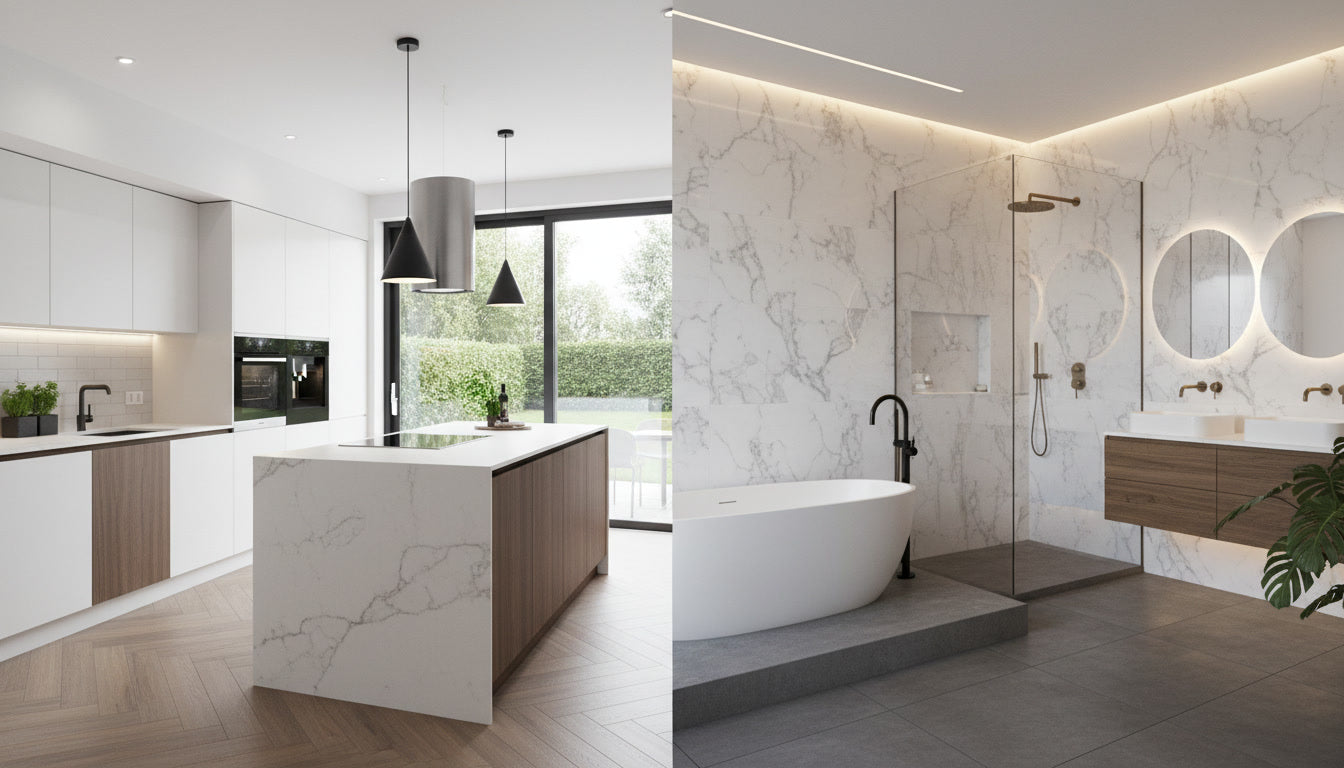 nieuwe keuken badkamer