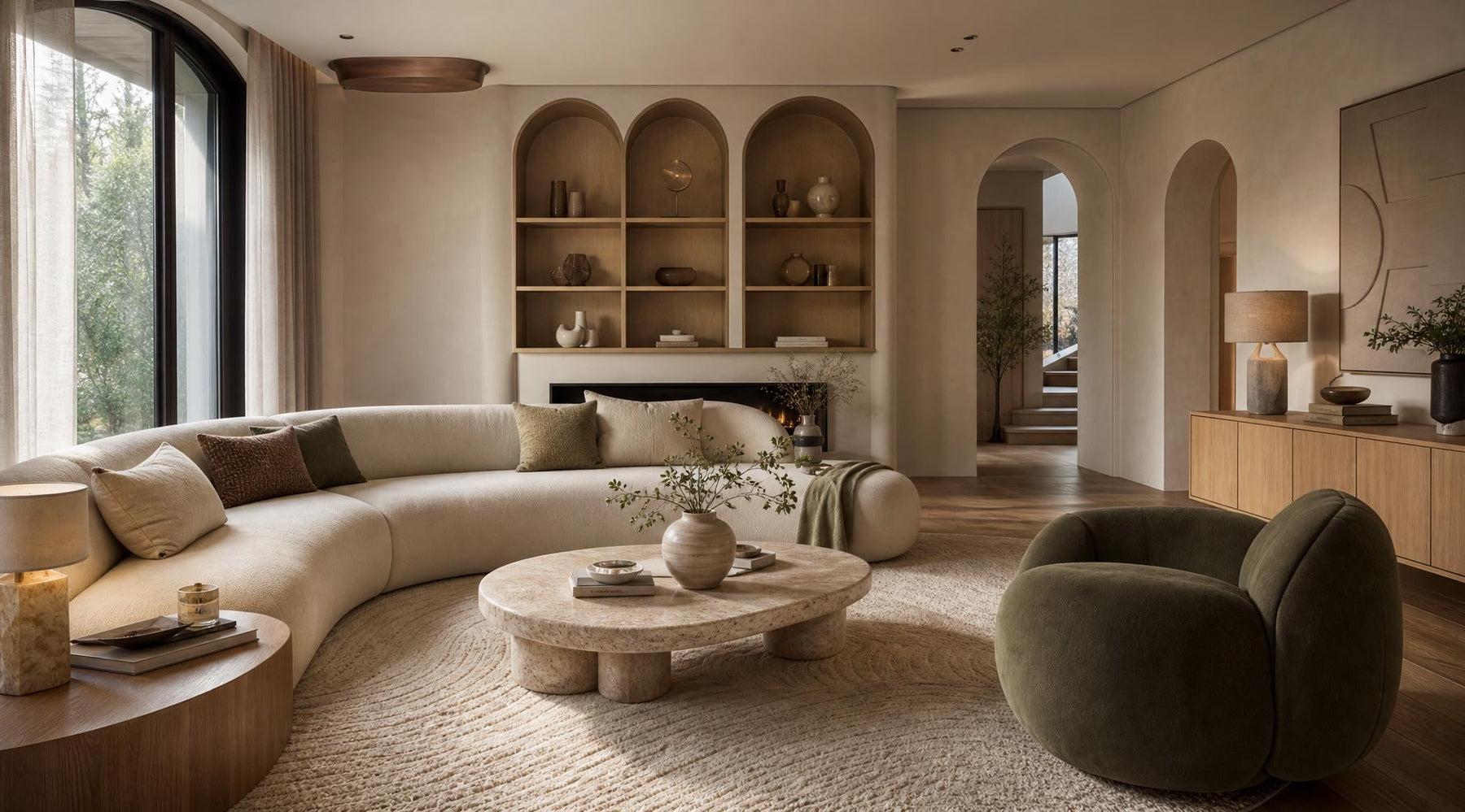 organische vormen interieur