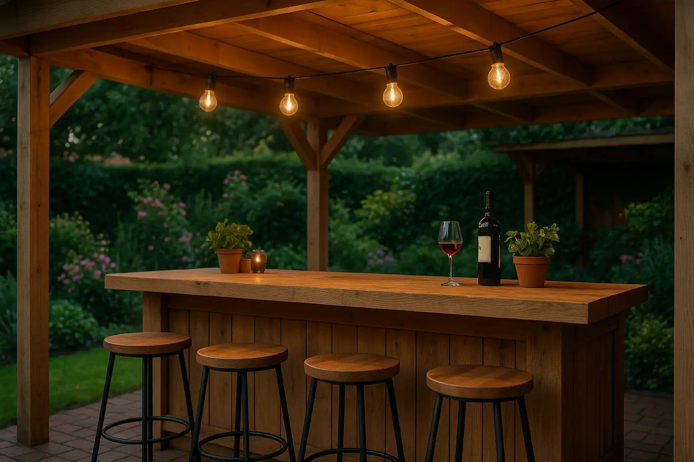 overkapping met bar