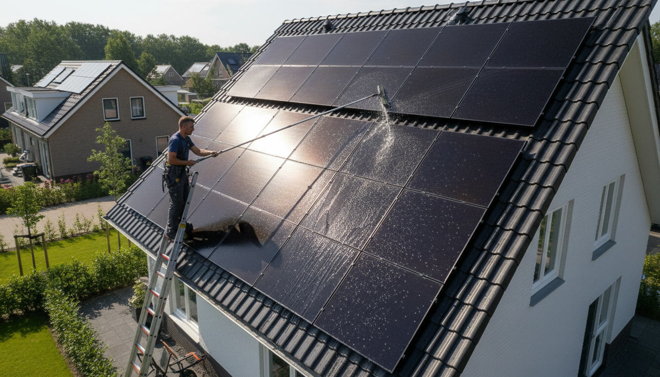 periodiek reinigen panelen loont