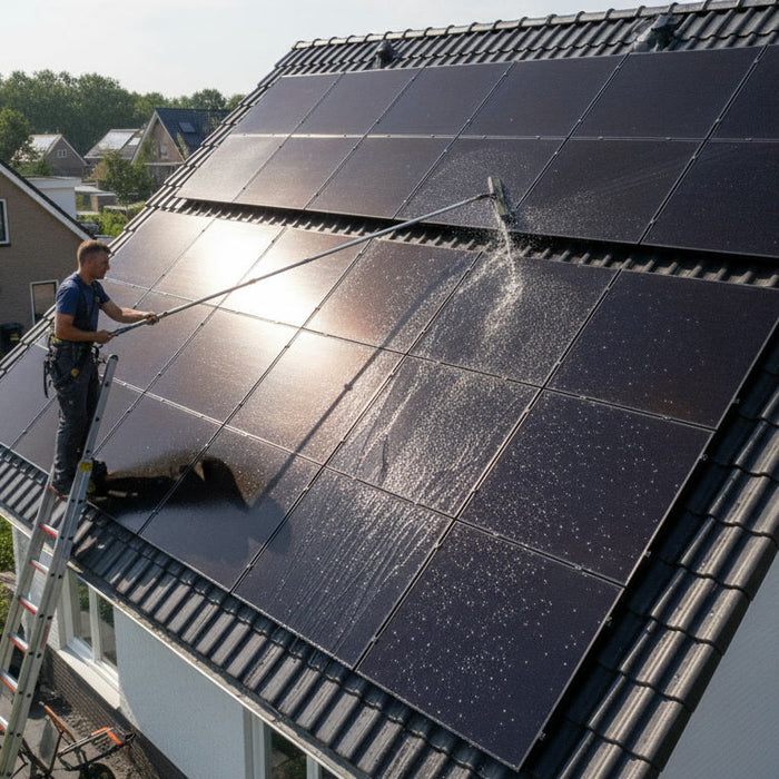 periodiek reinigen panelen loont