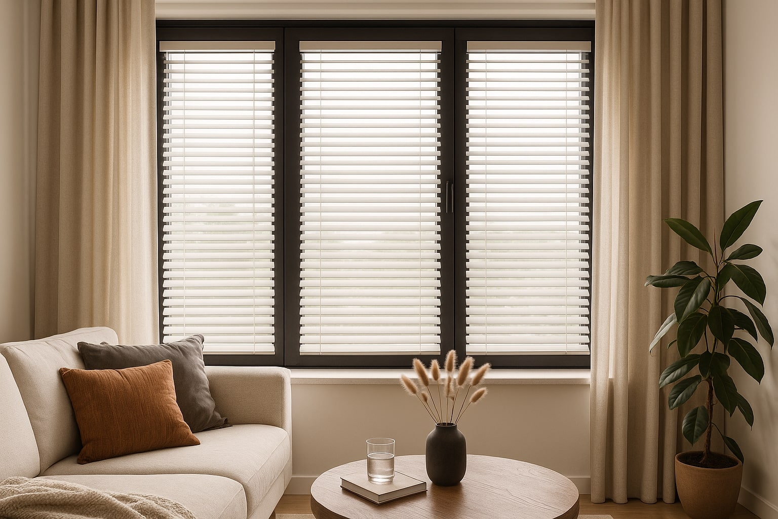 raamdecoratie ideeen woonkamer