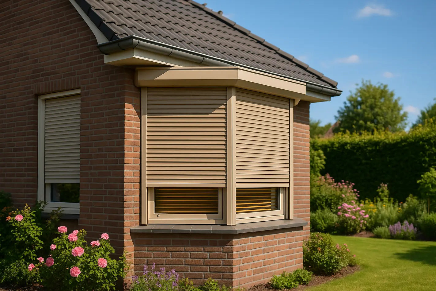 rolluiken voor erker