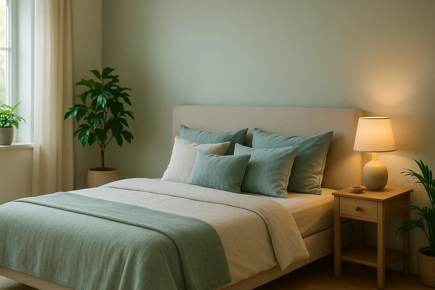 rustgevende slaapkamer