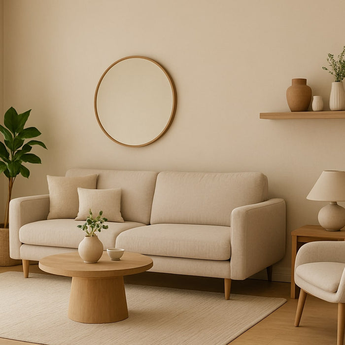 rustgevende woonkamer inrichten