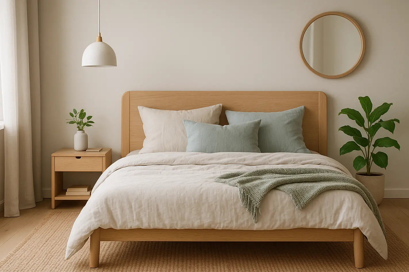 scandinavische slaapkamer