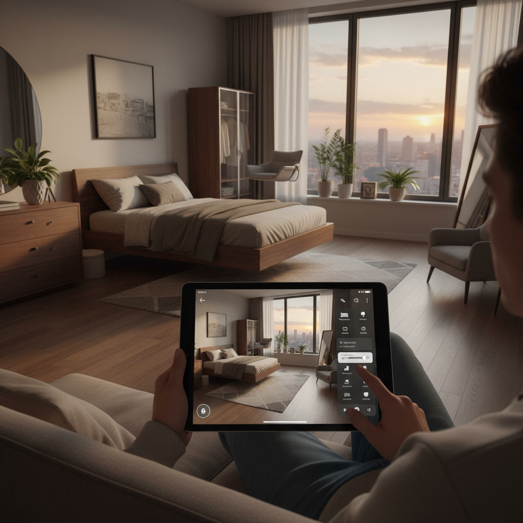 slaapkamer inrichting app