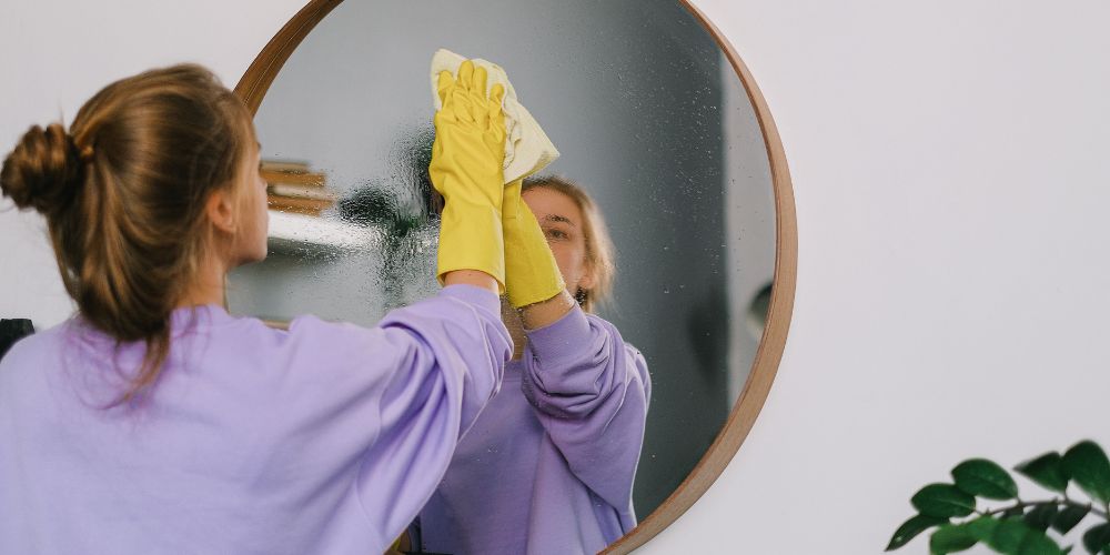 Hoe maak je een spiegel perfect schoon?