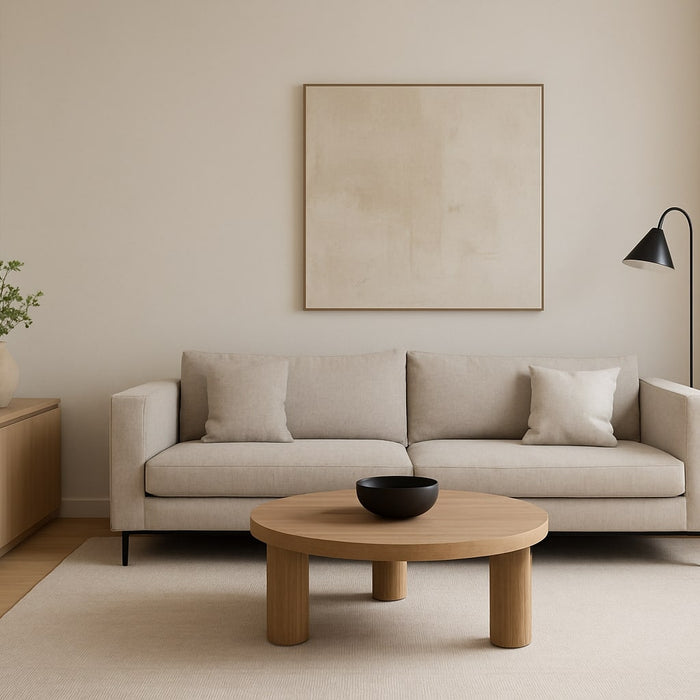 strakke inrichting woonkamer