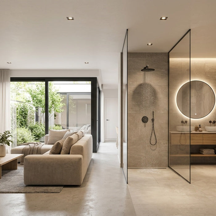 strakke verlichting trimless badkamer spots