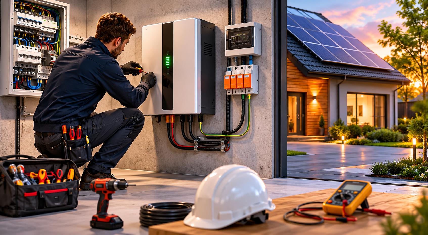 thuisbatterij installeren monteur