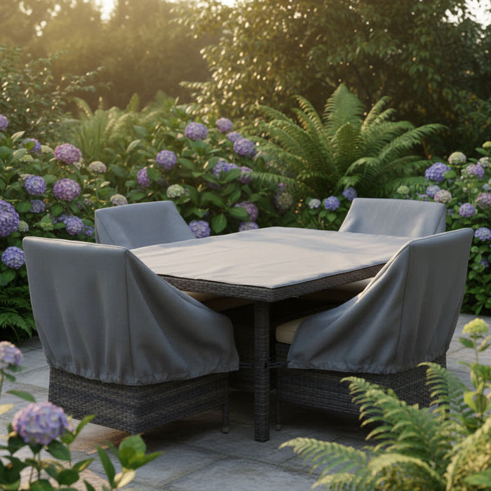 tuinmeubelhoes buiten