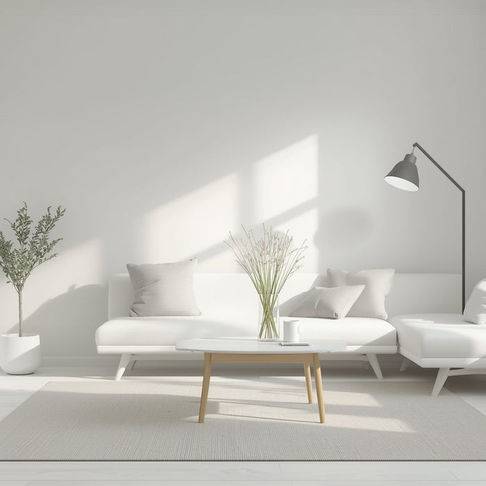 witte woonkamer