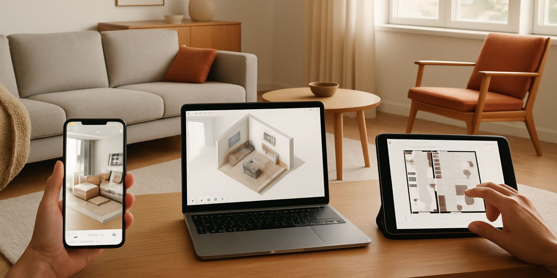 woonkamer inrichten app