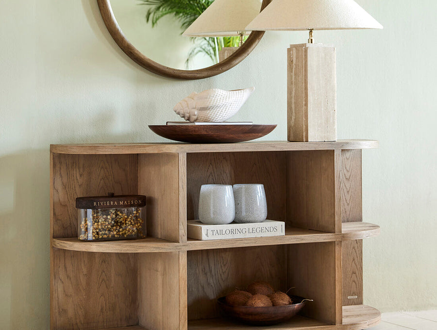 Bruine sidetables