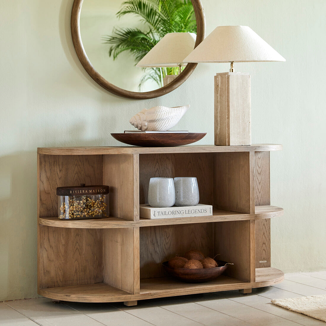 Bruine sidetables