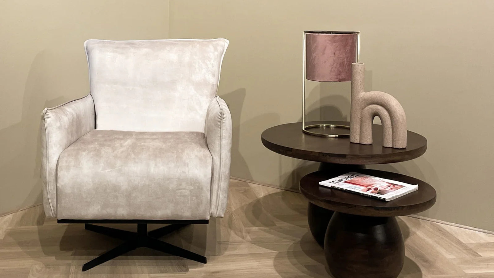 Fluwelen fauteuils