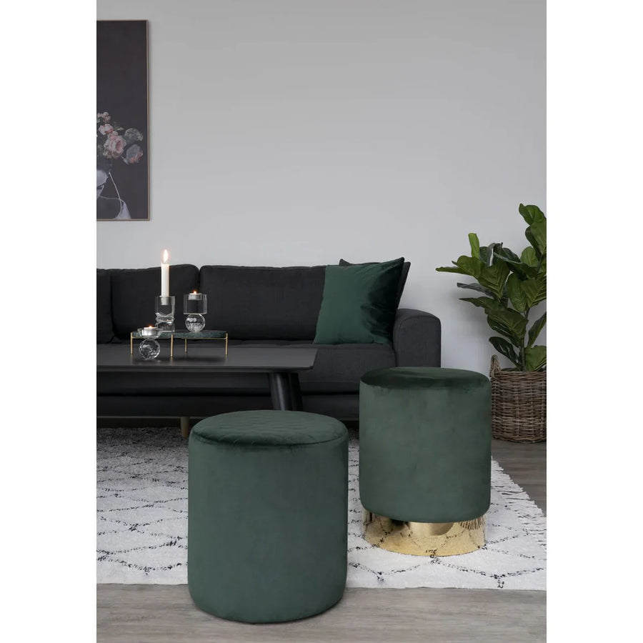 Fluwelen poefs