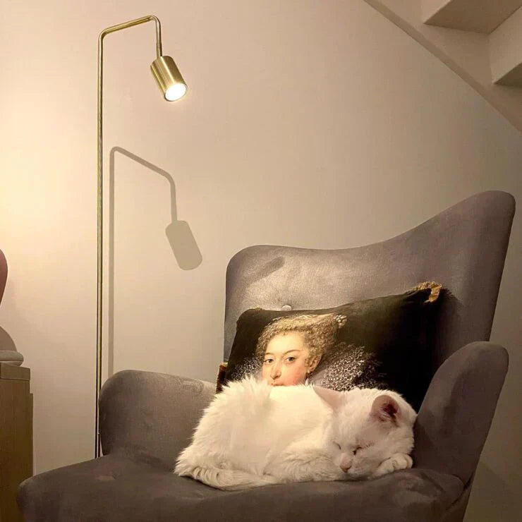 Gouden vloerlampen
