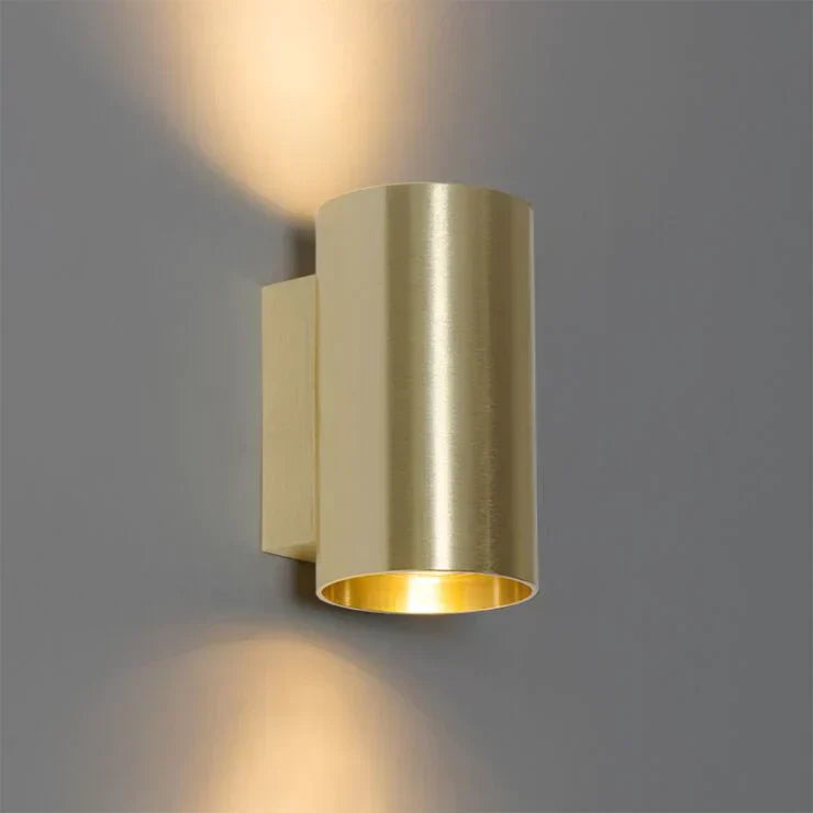 Gouden wandlampen