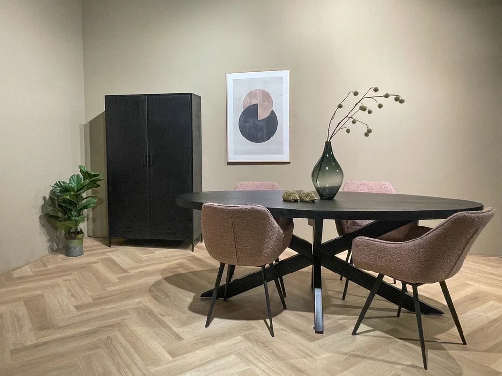Ovale eettafels voor 8 personen