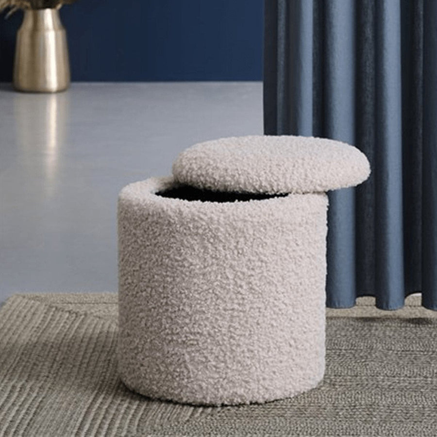 Poefs met opbergruimte