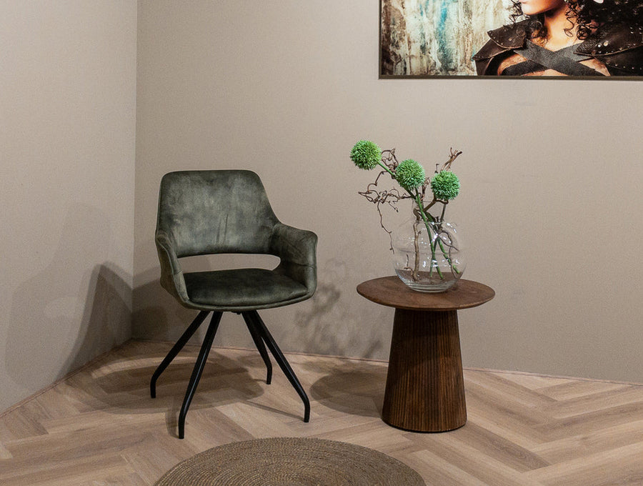 Velvet eetkamerstoelen