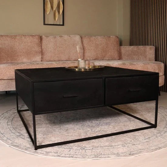 Zwarte salontafels met lade